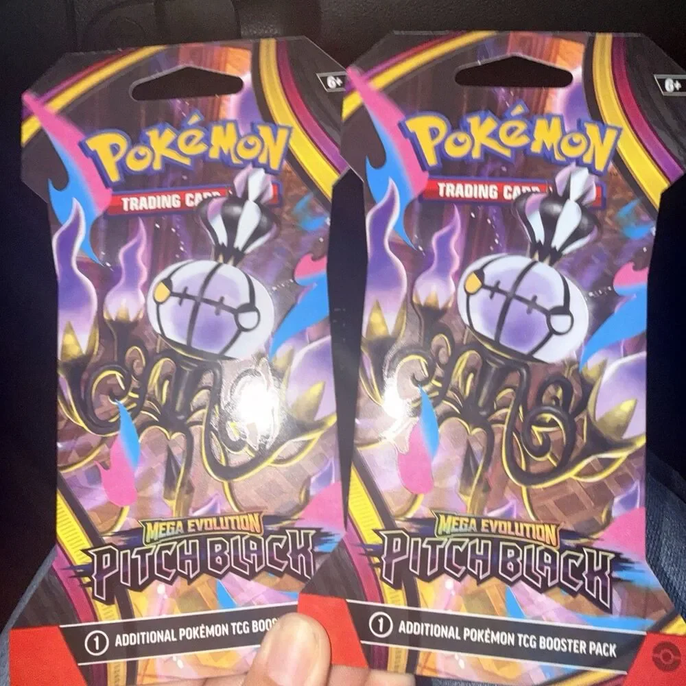 Pokemon Mega Evolution Pitch Black  Booster Pack (New Sealed) In Hand